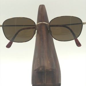 VINTAGE ACCUFLEX FLEXON OVAL SUNGLASSES TORTOISE